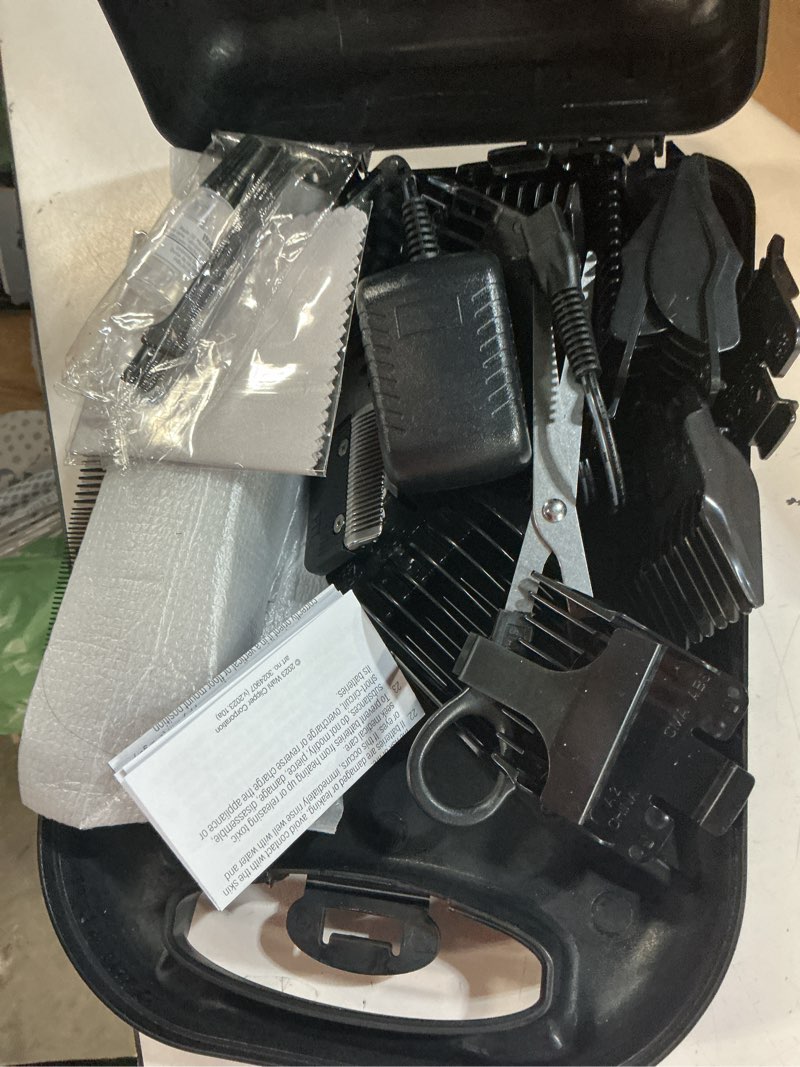 Condition photo showing Good Condition for wahl clipper rechargeable cord/cordless haircutting & trimming kit for heads, longer beards, & all body grooming - model 79434 21 piece set clipper