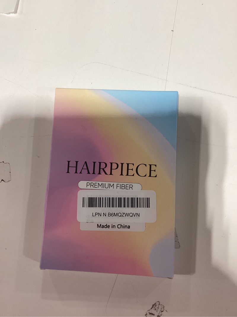 Condition photo showing New/Like New for cjl hair 2pcs small cute messy bun hair piece for thin hair women mini synthetic curly bun scrunchies updo hairpieces dark brown 2pcs-dark brown