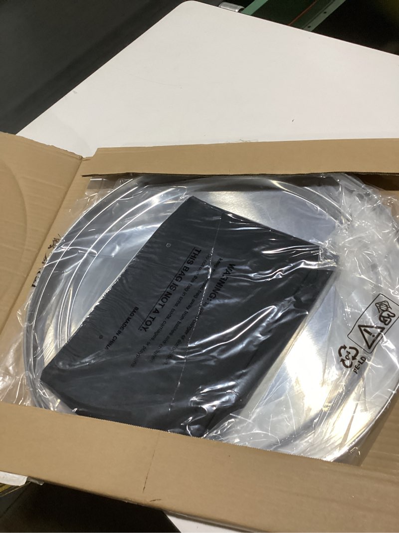 Condition photo showing Good Condition for fire pit lid with cover for solo stove bonfire 2.0 fire pits, stainless steel fire pit lid with fire pit cover for solo stove bonfire 19.7" firepit, portable outdoor fireplace and camping accessories for solo 19.5"