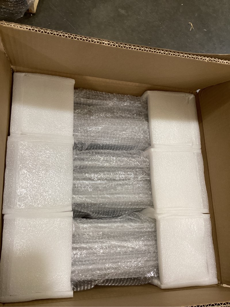 Condition photo showing Good Condition for Purse Organizer for Closet,Clear Acrylic Display Case for Handbag Organizer, Purse Storage Box with Magnetic Door, Plastic Storage Bins for Book, Collectibles, Cosmetic (9 Pack) 9 Clear