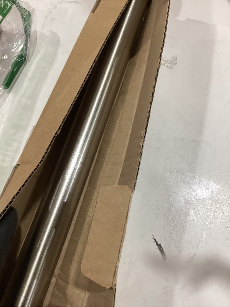 Condition photo showing Good Condition for 24 inch ceiling fan downrod, 2-foot brushed nickel ceiling fan extension rod, 1-inch od, ceiling fan downrods for various fans (nickel, not threaded) 24in brushed nickel