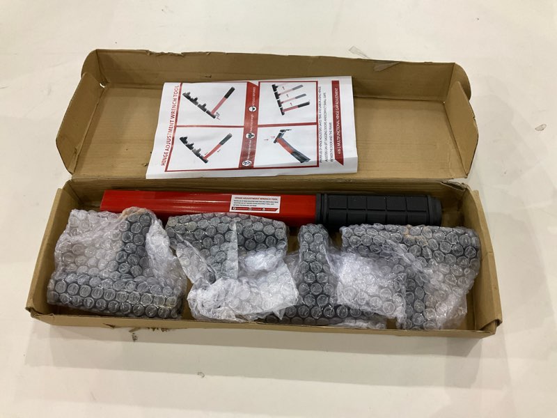 Condition photo showing New/Like New for Door Hinge Adjustment Tool, 4 in 1 Hinge Gap Adjusting Wrench for Residential and Commercial, Hinges Bender Tools Adjustable Door Hinge Wrench