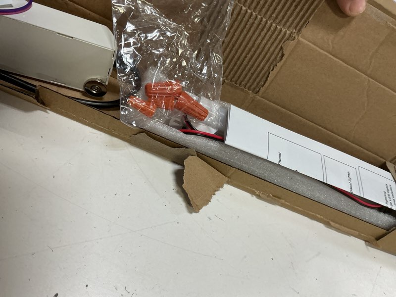 Condition photo showing Good Condition for 18W Magnetic 2FT LED Tube Retrofit Kit, 2x2 FT LED Troffer Retrofit Kit(1 Driver&2 Strips) 4000K Nature White,0-10V Dimmable, T8 T10 T12 Fluorescent Replacement, Quick Easy Install