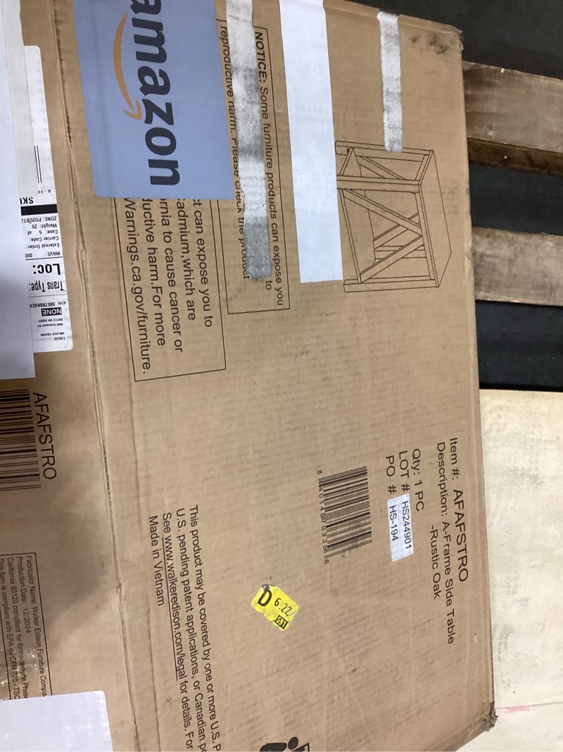 Condition photo showing New/Like New for side table