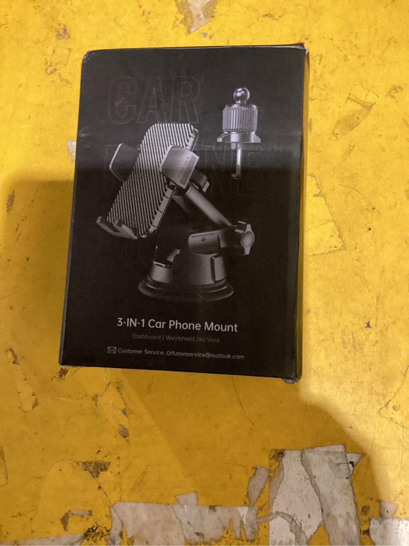 Condition photo showing Good Condition for qifutan dash mounted holders phone holders for your car phone mount for car windshield dashboard air vent universal desk mounts hands free automobile cell phone holder fit for iphone smartphone