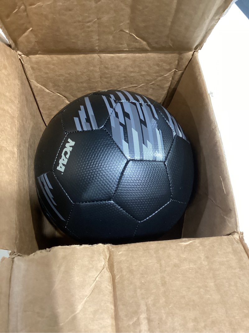 Condition photo showing Good Condition for wilson ncaa vantage soccer balls - size 3, size 4 and size 5 black size 4