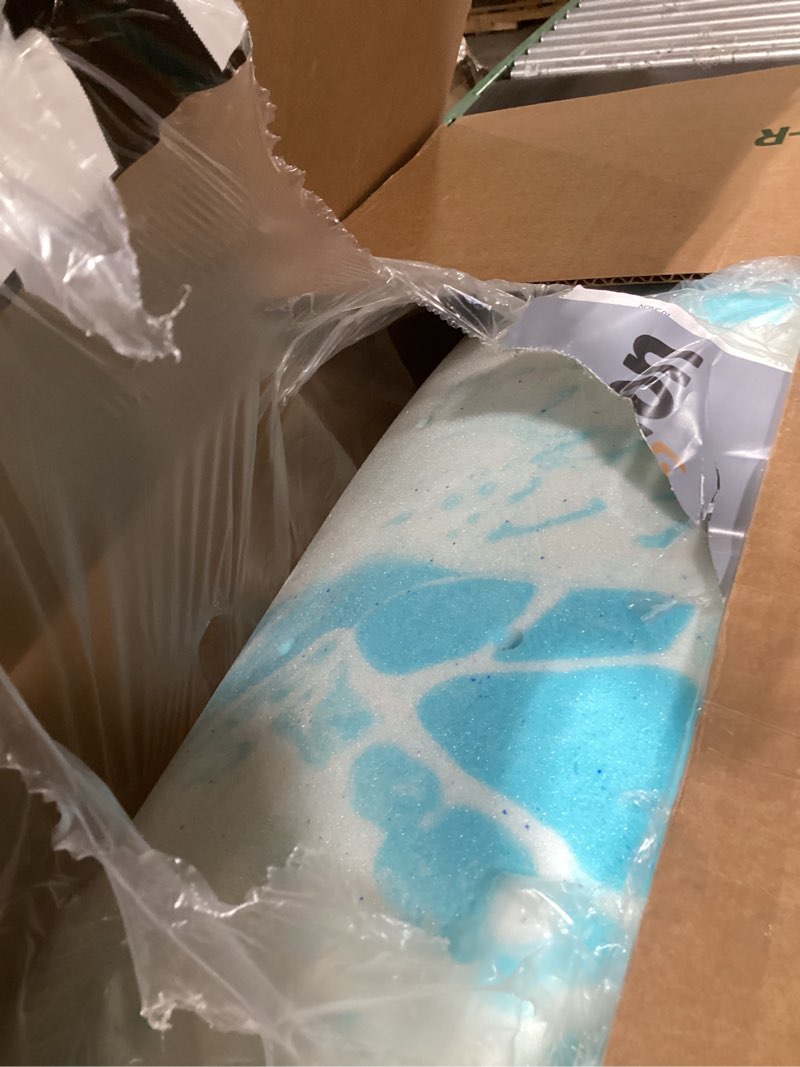 Condition photo showing New/Like New for Sweetcrispy Mattress Topper King, 2 Inch Thick Memory Foam Gel Infused Cooling Toppers Pad for King Size Bed, Sleeper Sofa, RV, Camper, CertiPUR US Certified, Ventilated and Breathable 2 IN King