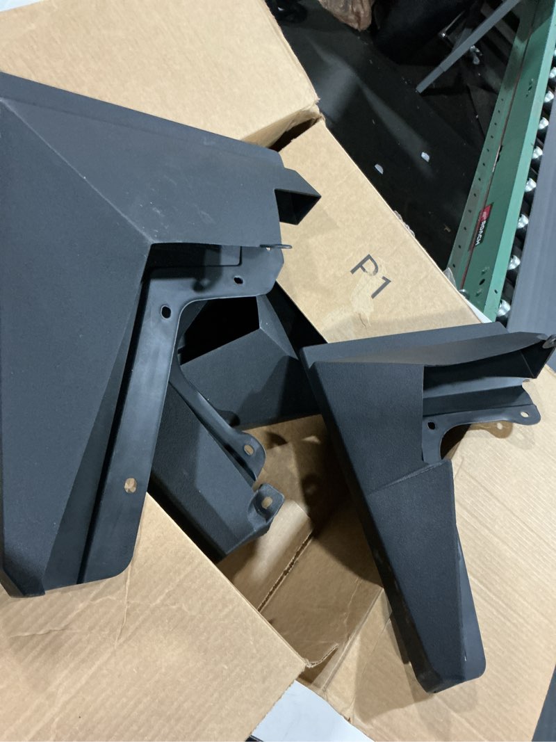 Condition photo showing As Is for a-premium mud flaps compatible with tesla cybertruck 2024, 4 pack no drilling required mud guards