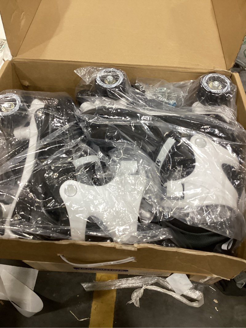 Condition photo showing New/Like New for METROLLER Roller Skates for Girls Ages 5-8 8-12 and Boys Teens, Adjustable 4 Sizes for Kids Toddler Rollerskates with Light up Wheels, for Women Black XLarge-Youth & Adult (7-10Men/8-11Women)
