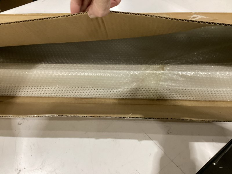 Condition photo showing As Is for redants 2 pack 3 ft baseboard heater covers, galvanized steel easy slip-on baseboard cover for replacing old and rusty looking electric and hydronic base board heater cover 3ft(no endcaps) 2