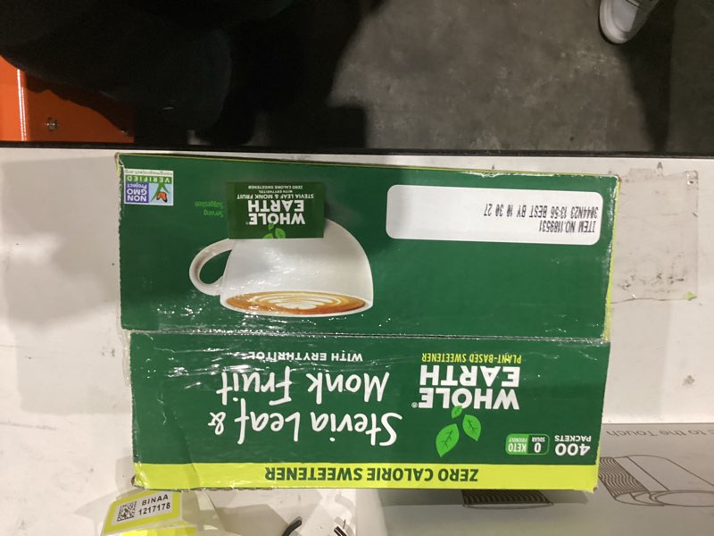 Condition photo showing New/Like New for NATURE SWEET WITH A BLEND OF STEVIA & MONK FRUIT