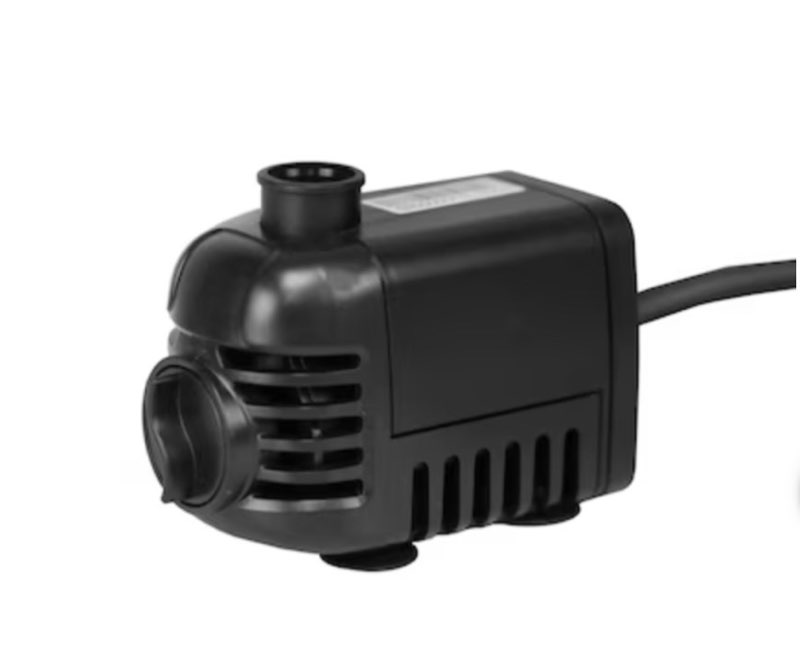 pond boss hydroponic pump 155 -gph submersible corded electric pond pump