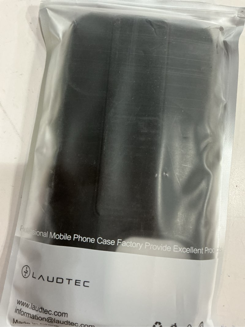 Condition photo showing Good Condition for LAUDTEC Silicone Kickstand Case Compatible with iPhone 16 Pro Max case Vertical and Horizontal Stand Hand Strap Metal Kickstand, Flexible Soft Liquid Silicone Stand Case for iPhone 16 Pro Max (Black) iPhone 16 Pro Max Black