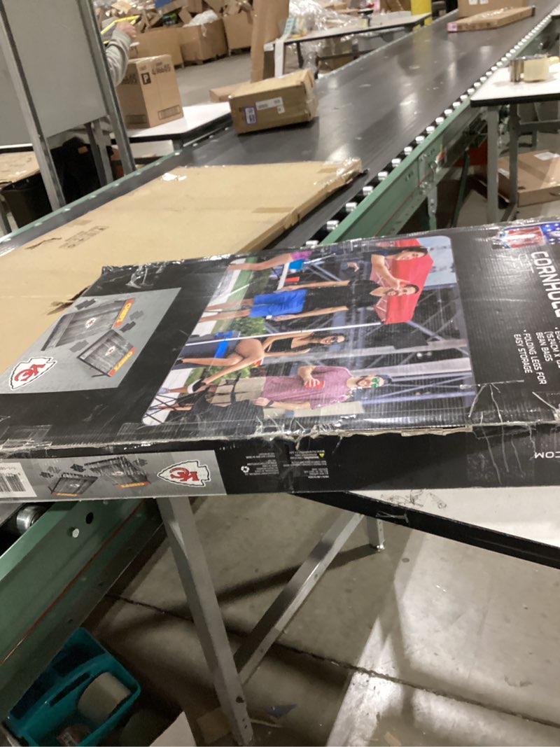 Condition photo showing Good Condition for Wild Sports 2'x3' MDF Wood NFL Cornhole Set Kansas City Chiefs