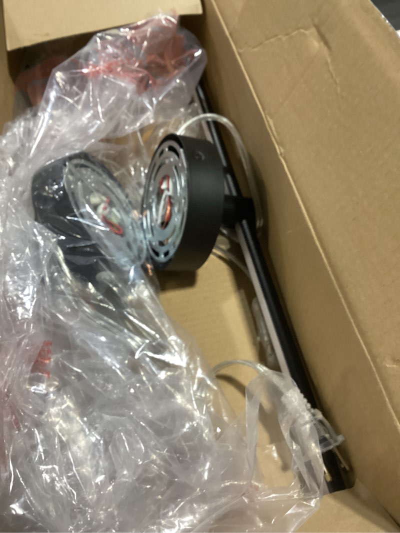 Condition photo showing Good Condition for ZAGO Plug in or Hardwired Linear Wall Sconce: 24 Inch LED Indoor Modern Linear Wall Lights Set of Two with On/Off Switch, 5CCT Switchable, Matte Black, Dimmable for Living Room, Bedroom, Hallway