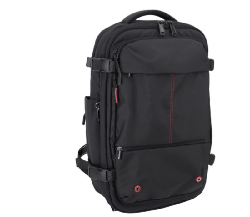 Vacuum Backpack, Large Capacity Water Expandable 60L with Password Lock for Traveling, 17 Inch Laptop Bag with Type C Interface