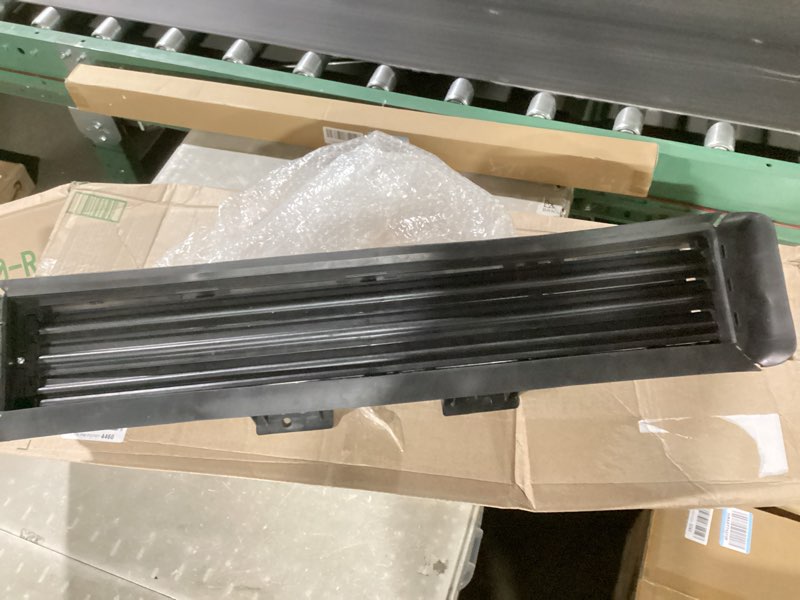 Condition photo showing As Is for front lower active radiator grille shutter assembly with air actuator motor for 2019-2022 nissan altima, replace ni1206106, ags1036, 62330-6ca0c, 623306ca0c 623306ca0c with motor