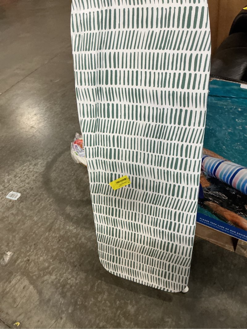 Condition photo showing Good Condition for unisimp ironing board cover and pad 15"x54" extra thick natural cotton, scorch and stain resistant padding, standard size iron board cover with fasteners heavy duty elastic edge, heatproof geometric geometric 15" x 54"