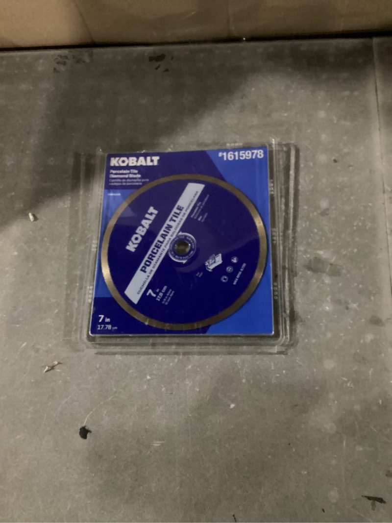 Kobalt 7-in Wet Continuous Rim Diamond Saw Blade Item #1615980 | Model #GL10