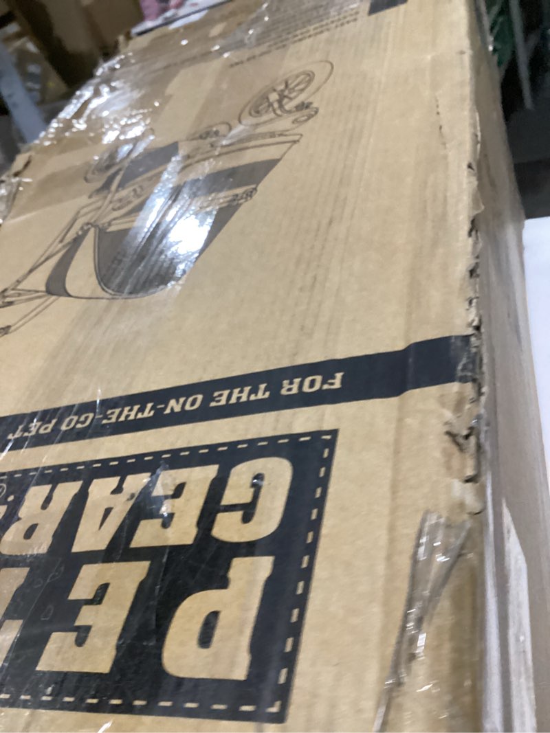 Condition photo showing As Is for Pet Gear No-Zip Jogger Pet Stroller for Cats/Dogs, Zipperless Entry, Airless Tires, Easy One-Hand Fo