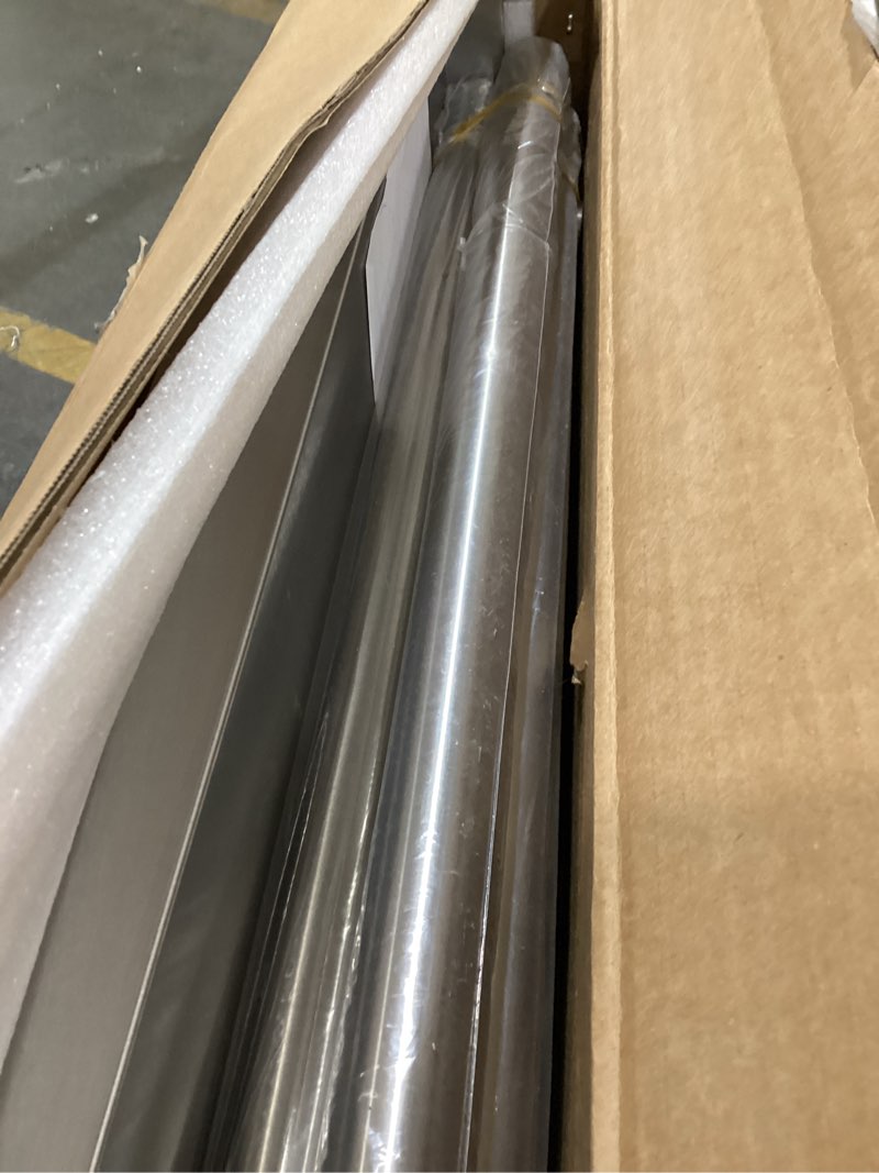 Condition photo showing Good Condition for stainless steel table with wheels 30 x 36 inches metal prep table with backsplash & adjustable undershelf, stainless table for commercial kitchen, outdoor, restaurant, hotel & garage