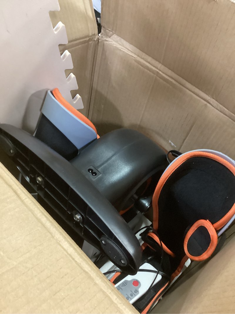 Condition photo showing As Is for Under Desk Bike, Electric Pedal Exerciser for Seniors & Rehab Training with 12-Level Speed Adjustment, Motorized Arm/Leg Fitness Equipment with Smart Safety Stop & Free Arm/Hand Support Straps