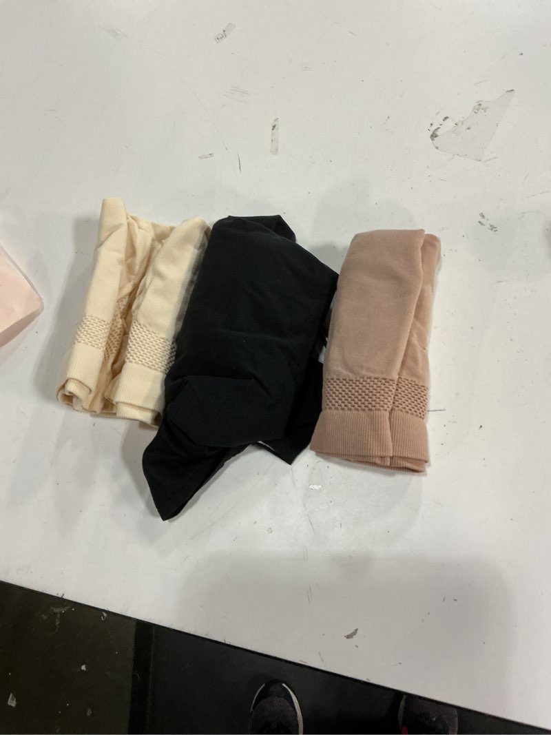 Condition photo showing Good Condition for momcozy women's maternity high waist underwear pregnancy soft seamless maternity underwear over bump large black,almond,oyster pink-3pk