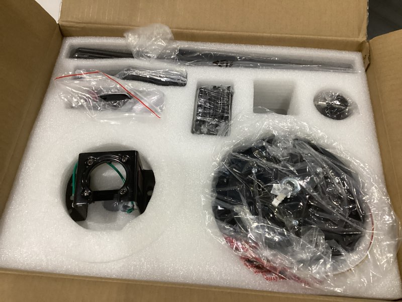 Condition photo showing Good Condition for 42 inch black smart ceiling fan with led lights and wifi alexa app remote,3cct,6 speed,quiet reversible dc motor,small indoor outdoor fan for bedroom,living room,patio black & walnut 42