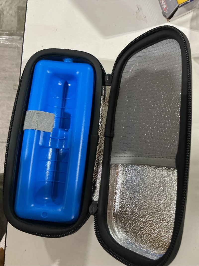 Condition photo showing Good Condition for shbc medical cooler insulin vial carrying travel case tsa approved protector for diabetic with one ice pack black