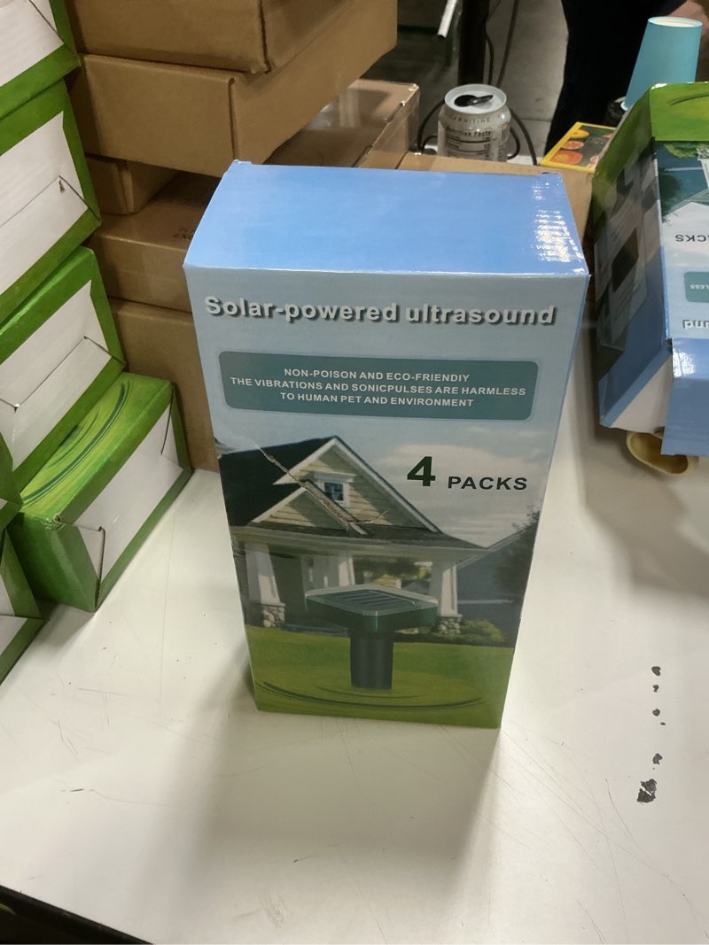 Condition photo showing New/Like New for Snake Repellent for Yard 4PCS,Deer Repellent Devices for Plants/Garden,Solar-Powered Deer & Rabbit Repellent Outdoor,Deer Deterrent Devices Outdoor,Sonic,Electronic and Waterproof