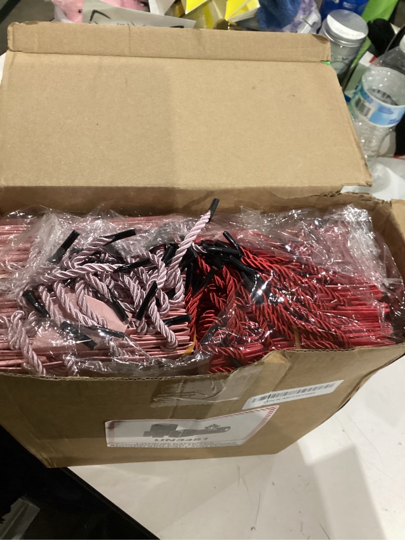 Condition photo showing Good Condition for Zhanmai Pink Series Mini Gift Bags with Handles Bulk 80 Pcs 4.3x2.5x5 Inches Small Thank You Paper Goodie Bags Bulk Valentines Day Birthday Wedding Holiday Party Favors