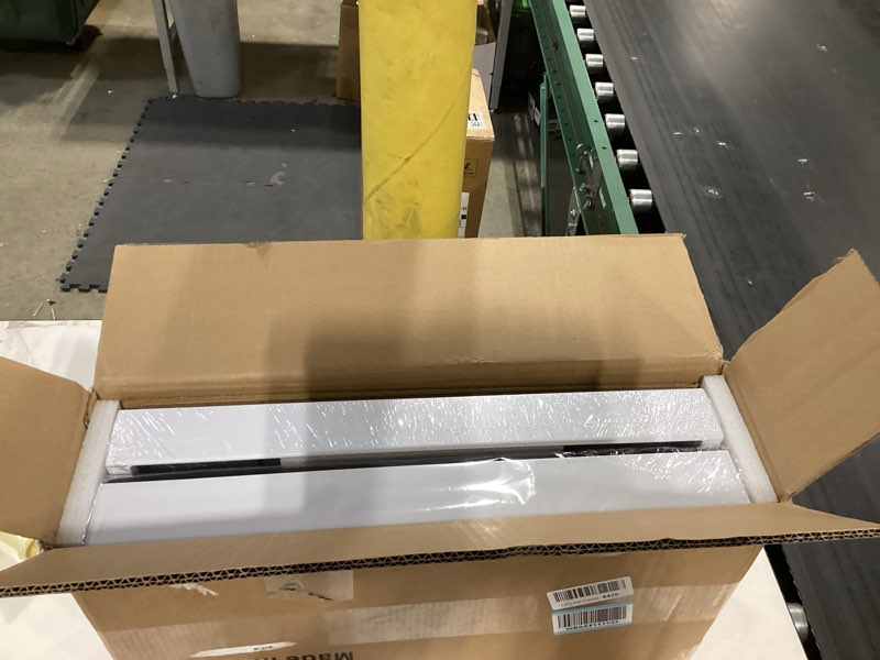 Condition photo showing New/Like New for OneDream 2 Pack Pull Out Cabinet Organizer, 21" Deep Slide Out Drawers for Kitchen Cabinets, No Drill Adhesive Pull Out Drawers for Cabinets, Roll Out Shelves Adjustable Width 12.05"-20.4" White 2Pack 21"D x 12"-20.4"W