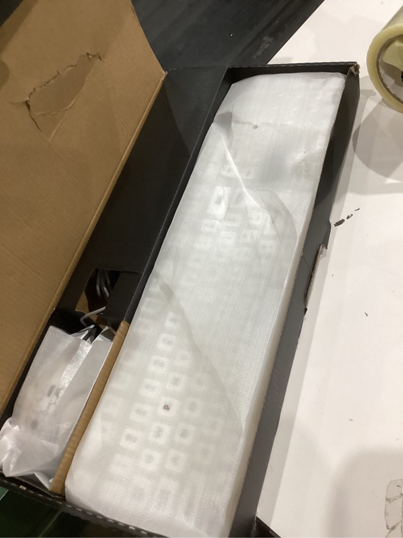 Condition photo showing As Is for CHONCHOW LED Keyboard and Mouse, 104 Keys Rainbow Backlit Keyboard and 7 Color RGB Mouse, White Gaming Keyboard and Mouse Combo for PC Laptop Xbox PS4 Gamers and Work