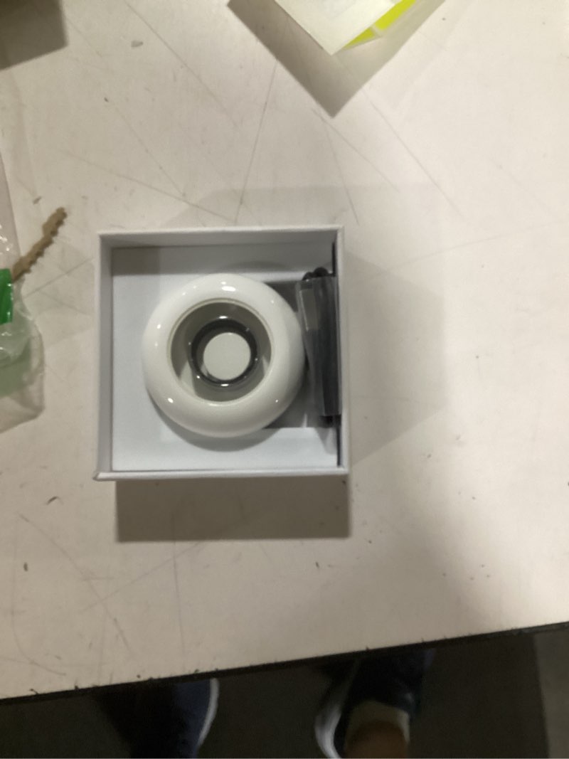 Condition photo showing New/Like New for smart health rings for women men, fitness tracker with heart rate, blood oxygen, hrv, sleep tracker, step tracker, no subscription fee, ip68 waterproof smart ring for iphone & android (silver, 7) silver 7