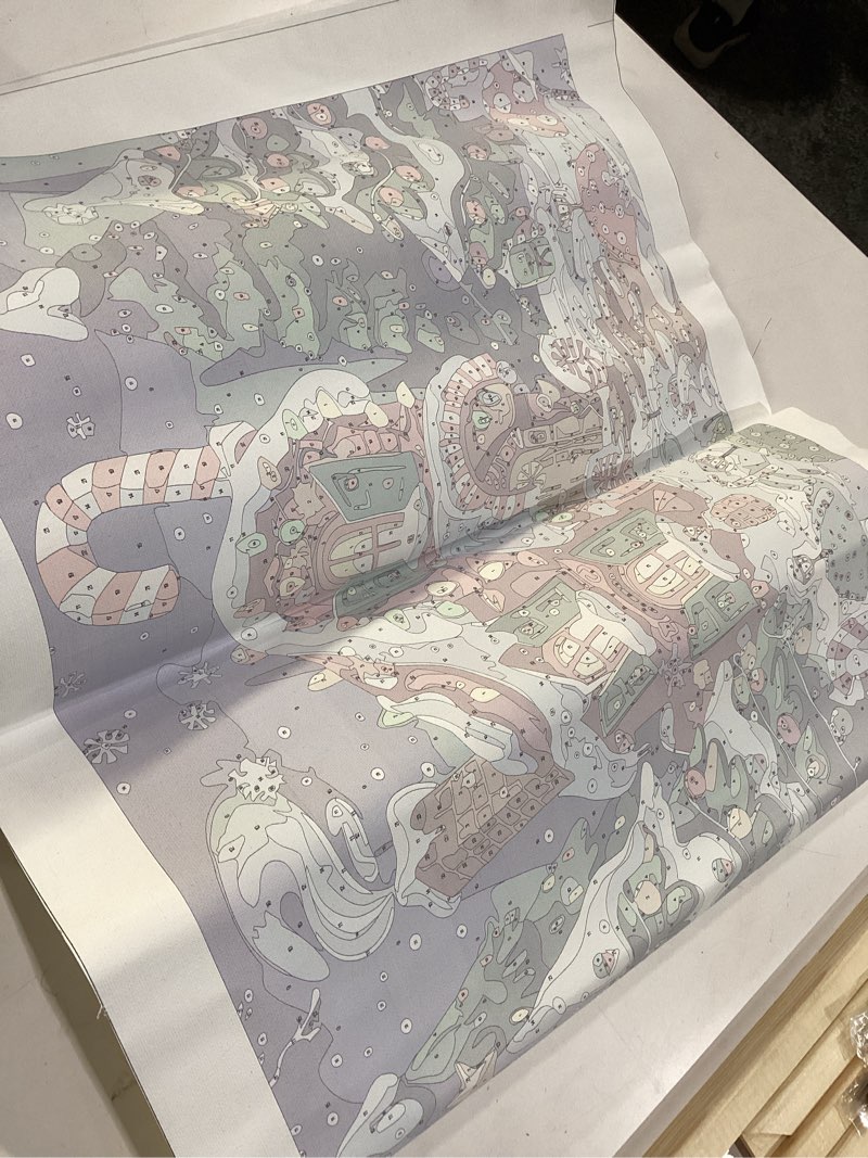 Christmas Candy House DIY Paint by Numbers for Adults Winter Snow Xmas Landscape DIY Oil Painting Ac