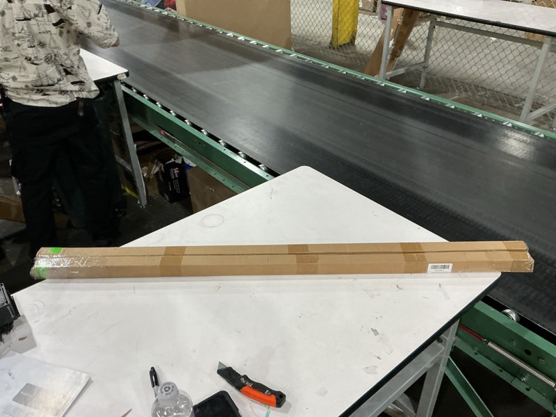 Condition photo showing As Is for Seekliny 2Pcs 48 inch T-Track for Woodworking Silver Double-Cut with 1Set T-Track Intersection Kit S