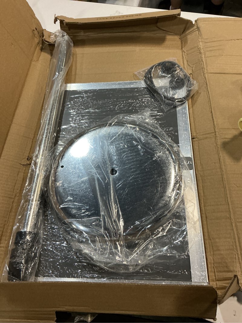 Condition photo showing Good Condition for 11x17 inches poster stand holder adjustable floor standing sign holder vertical and horizontal view sign display, aluminum snap frame with safety corner, silver silver 11x17in