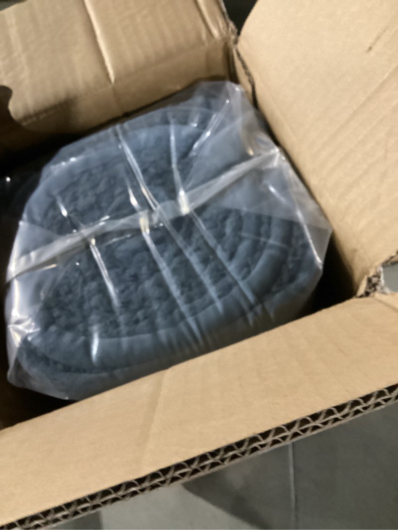 Condition photo showing item condition for Woolrich Burlington Berber Blanket Super Soft, Cozy Lightweight Cover with Luxurious Velvet Binding, Modern Trendy All Season Bedspread Bedding-Set, King: 108x90, Blue Blue King