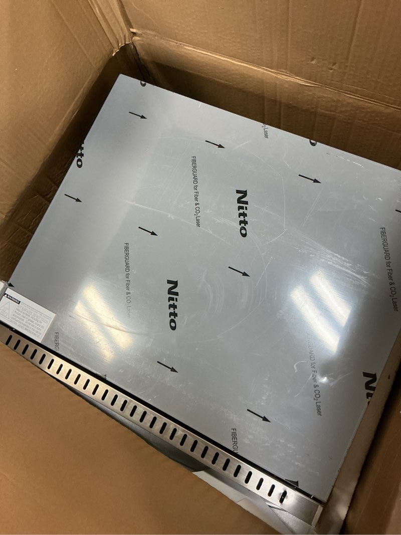 Condition photo showing As Is for KoolMore 23 in. Commercial Countertop Convection Oven for Half-Size Pans with 4 Racks 1600W of Power in Stainless-Steel, ETL Listed for Safety and Sanitation (KM-CTCO-15) 1.5 cu. ft.