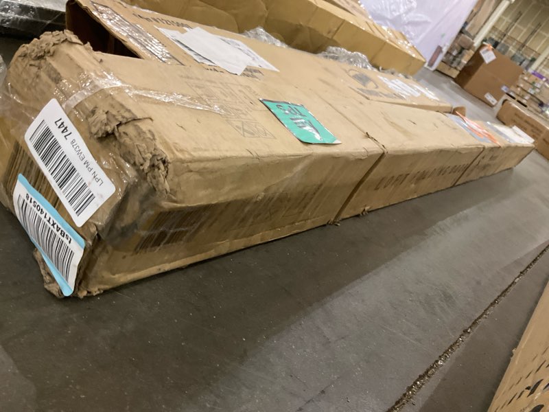 Condition photo showing As Is for 36" W Premium Foldable Accordion Doors, Double Walled Heavy Duty Folding Doors for Interior, Privacy Room Divider, White White Oak 36