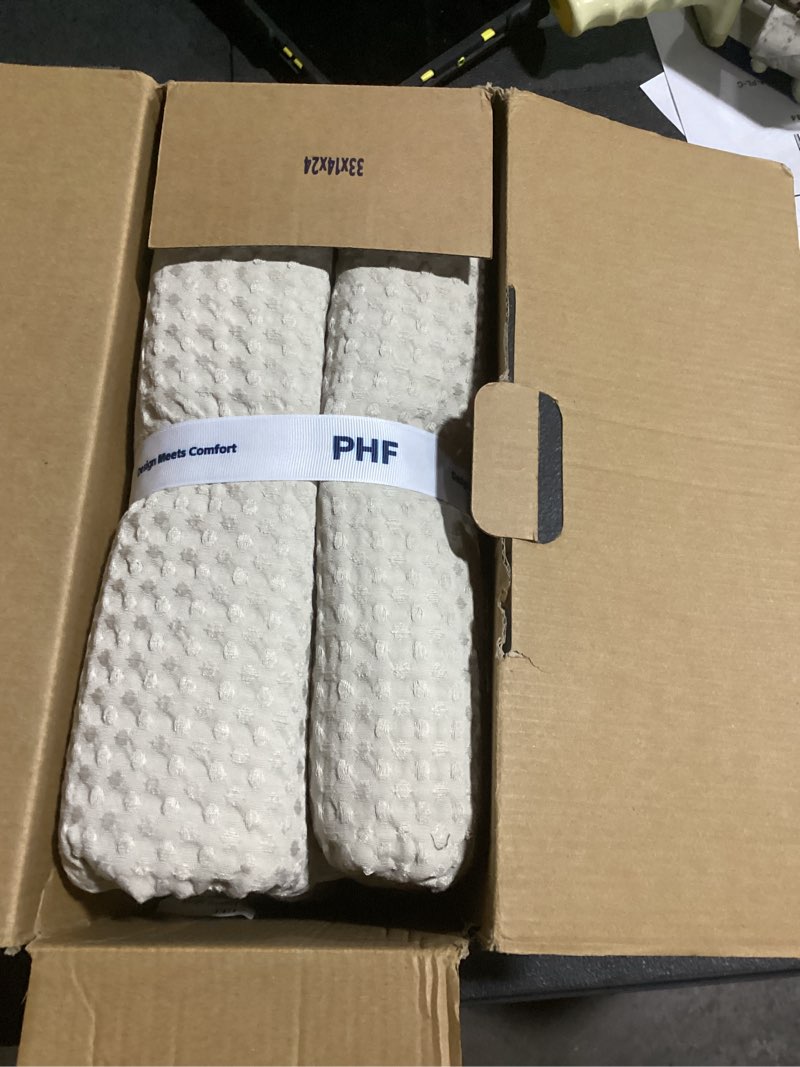 Condition photo showing Good Condition for phf waffle weave duvet cover set queen size, no snagging ultra soft luxury textured breathable comforter cover for all season 3pcs, durable bedding duvet set with 2 pillow shams, 90"x90", linen queen linen (no comforter)