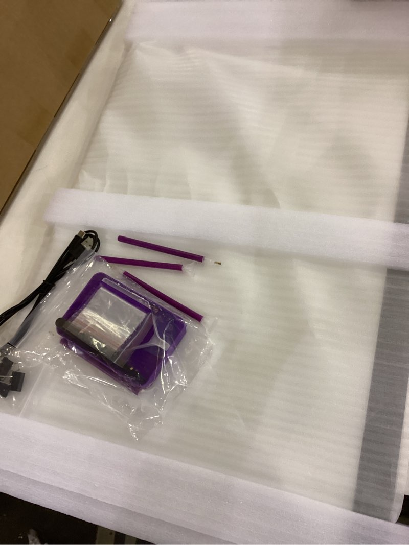 Condition photo showing Good Condition for A1 (35in X 23.6in) LED Light Pad for Diamond Art Painting & Tracing, Sketching, Designing, DC Adapter Powered Light Board with 5 Brightness Levels No Mesh No Dot Black A1 (Double Light Strips)