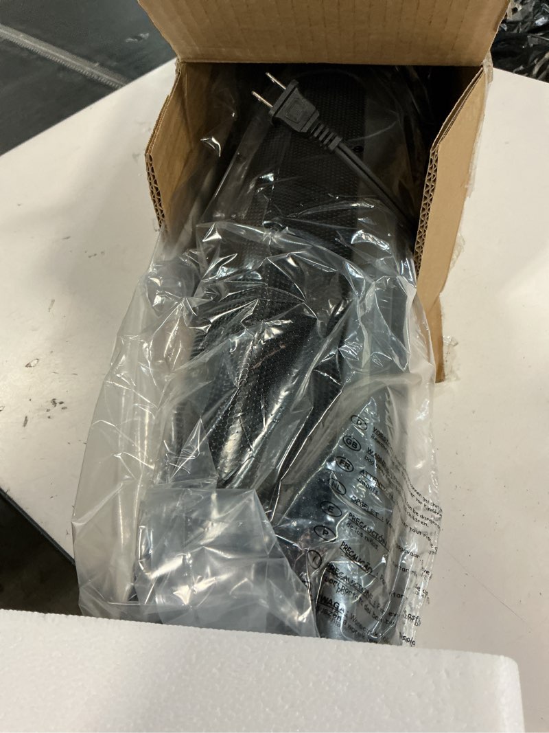 Condition photo showing Good Condition for space heater for indoor use large room, 1500w portable office heater, 120° oscillation, ptc ceramic with thermostat and remote, 12h timer, 3 modes, fast safety heat for home bedroom black