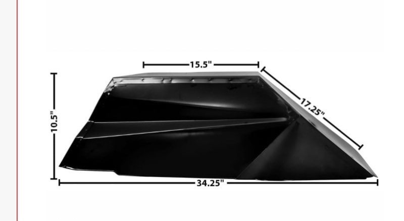 1966-1977 FORD BRONCO FENDER INNER DRIVER SIDE (LH