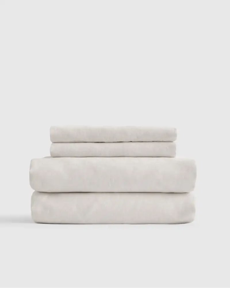 bamboo fitted sheet set king white