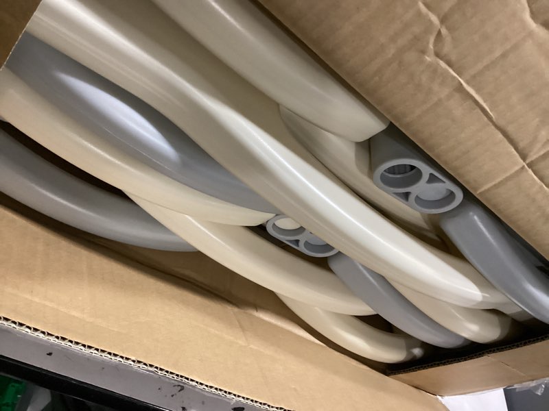 Condition photo showing As Is for Uanlauo 18 Panel Baby Playpen - Foldable Play Yard for Toddlers, Safety Baby Fence, Easy Assemble, Indoor/Outdoor Use (Off-White) Off-white 16+2 Panels