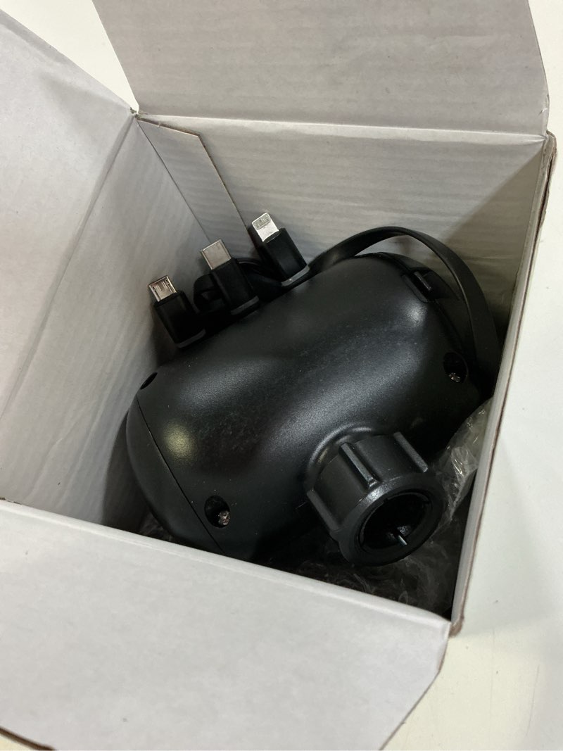 Condition photo showing As Is for ohlpro multi car retractable backseat 3 in 1 car charging station box compatible with all phones | iphone | samsung | uber taxi lyft turo ride share customer charging dock attach to headrest 2 pack | 3-in-1 charging station