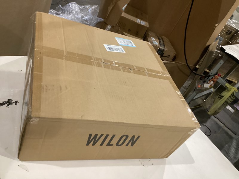 Condition photo showing New/Like New for WILON 6-Light Large Brushed Nickel Semi Flush Mount Ceiling Light Fixture, Modern Light Fixtures Ceiling Mount with Clear Glass Shade, Industrial Ceiling Lamp for Dining Room Kitchen Living Room Brushed Nickel 6-light