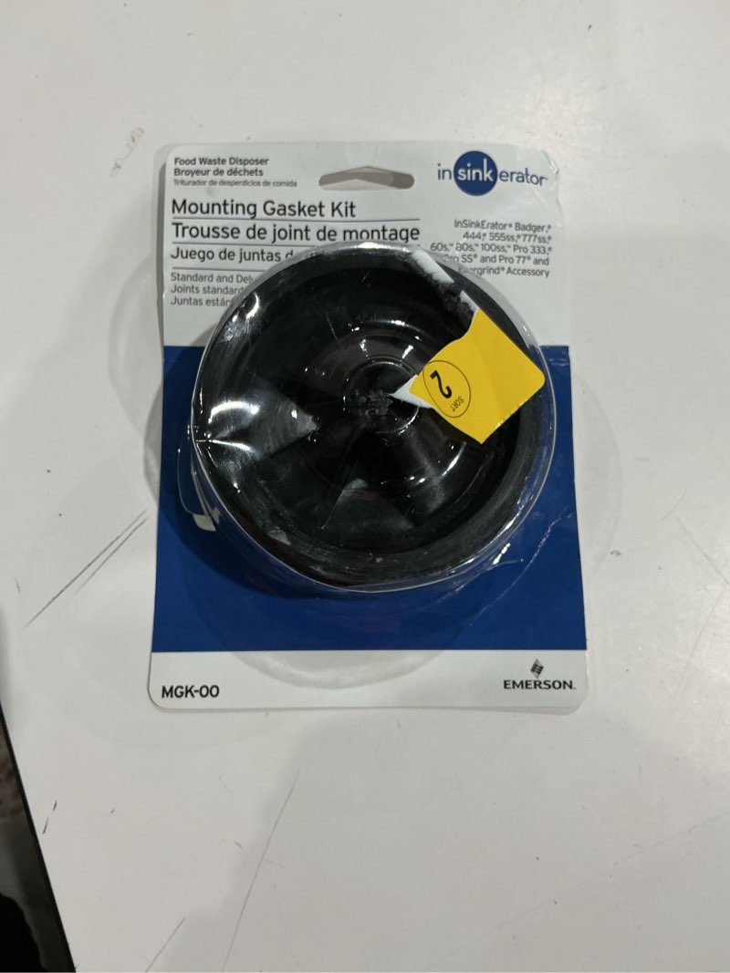 Condition photo showing Good Condition for mounting gasket kit for insinkerator badger & evolution septic assist garbage disposal (2-pack)