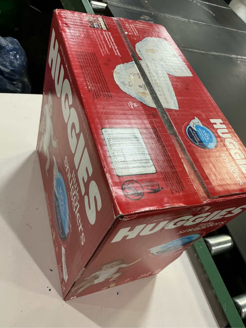 Condition photo showing New/Like New for Huggies Size 2 Diapers, Little Snugglers Baby Diapers, Size 2 (12-18 lbs), 148 Count Size 2 148